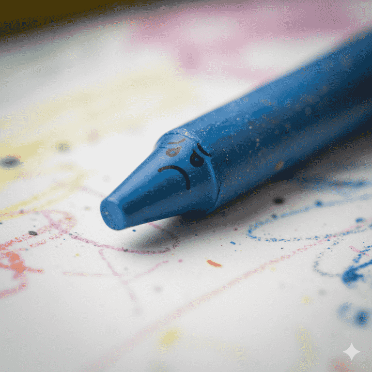 When the box of crayons went on strike.